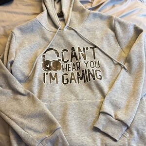 Gray Gaming Hoodie